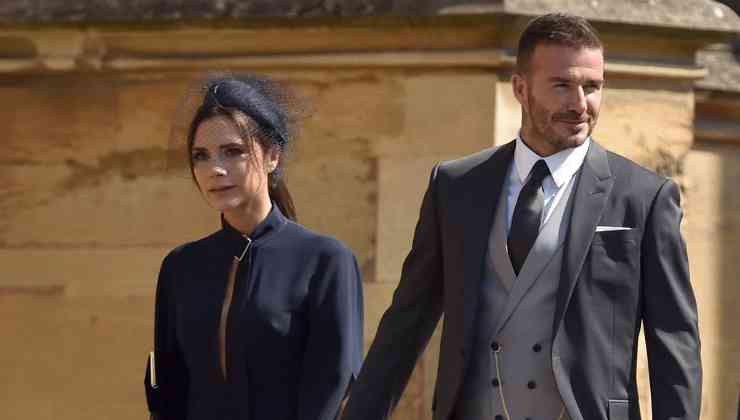 Harry e Meghan lite David e Victoria Beckham